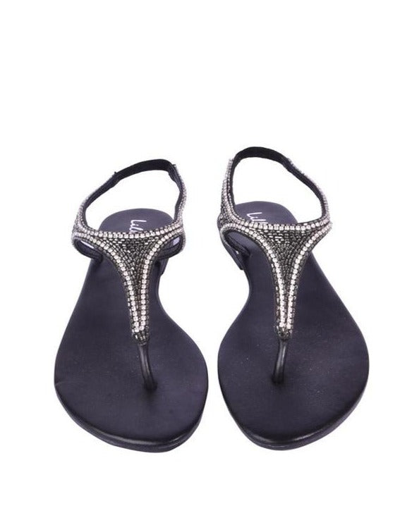 Designer Sandals Women 2021 Flat Summer Flip-flops Beach Diamond Fashion  Luxury Sexy Open-toed With Shorter Slippers Black - Women's Slippers -  AliExpress