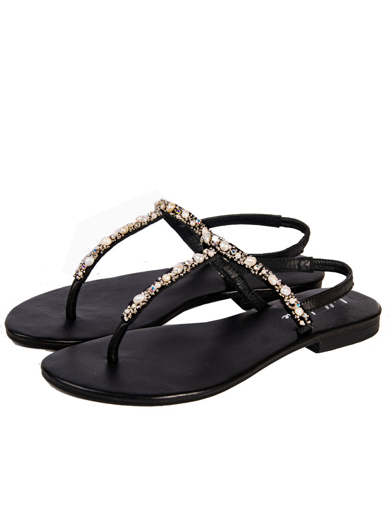 Jen Pearl Flat Sandal