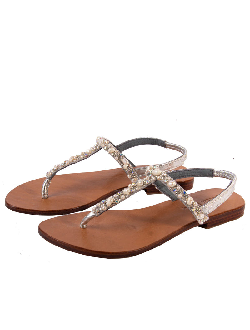 Jen Pearl Flat Sandal