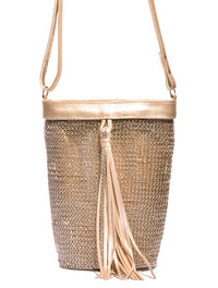 Sumba Borneo Bucket Crossbody Bag