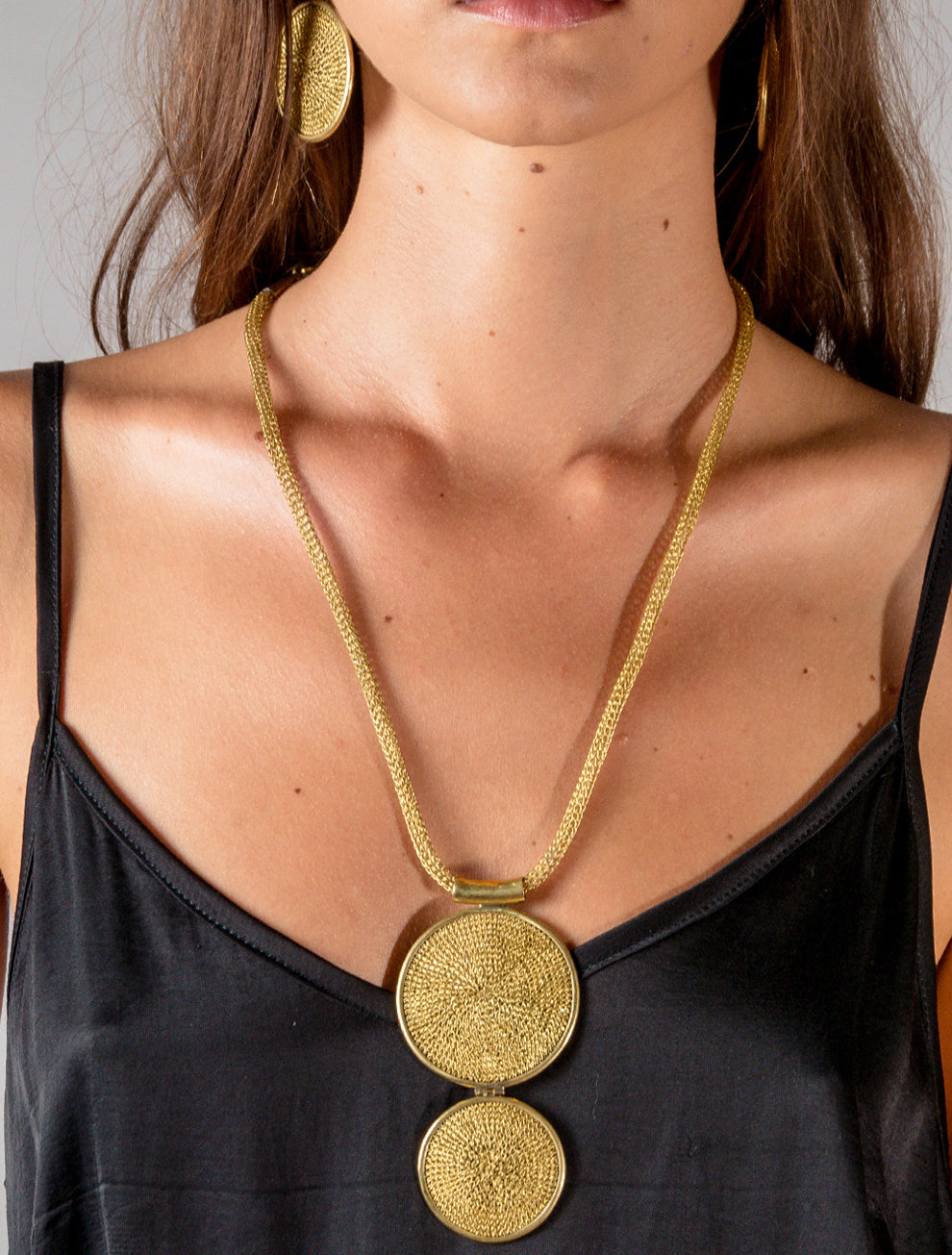 Sumba Double Medallion Neckpiece