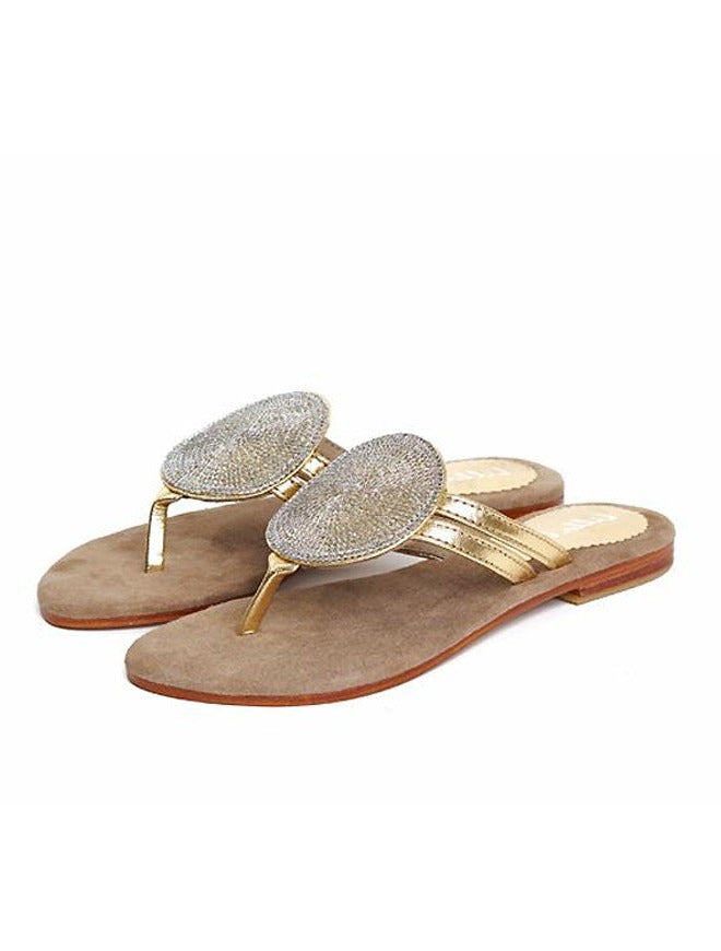 Sumba Medallion Flat Sandal